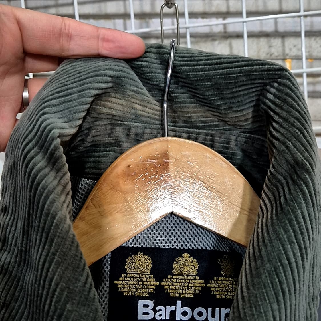 Borbour 바버 폴리쉘 자켓 상품이미지8