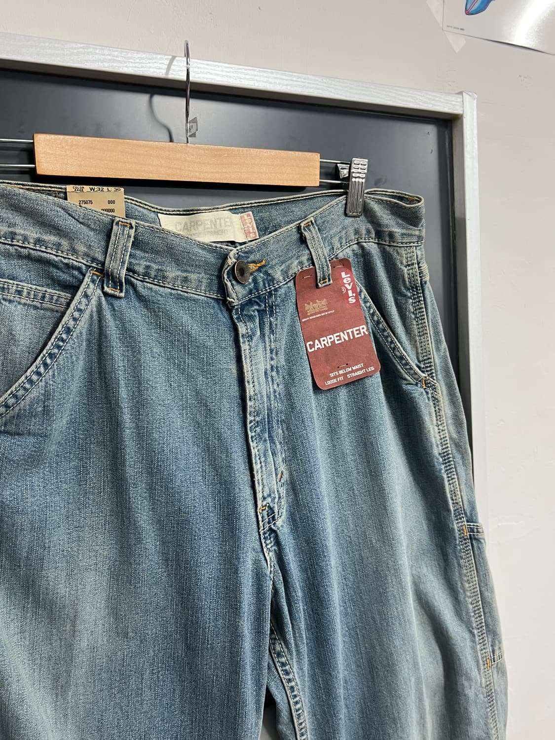 00s Levis 리바이스 카펜터 루즈 스트레이트 데님 팬츠 상품이미지2