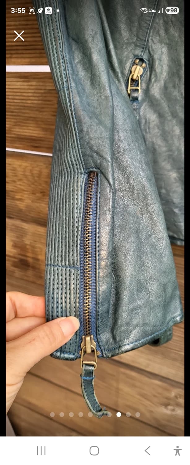 이태리산 램스킨 가죽라이더 자켓 44-55 새제품  요지 야마모토  상품이미지3