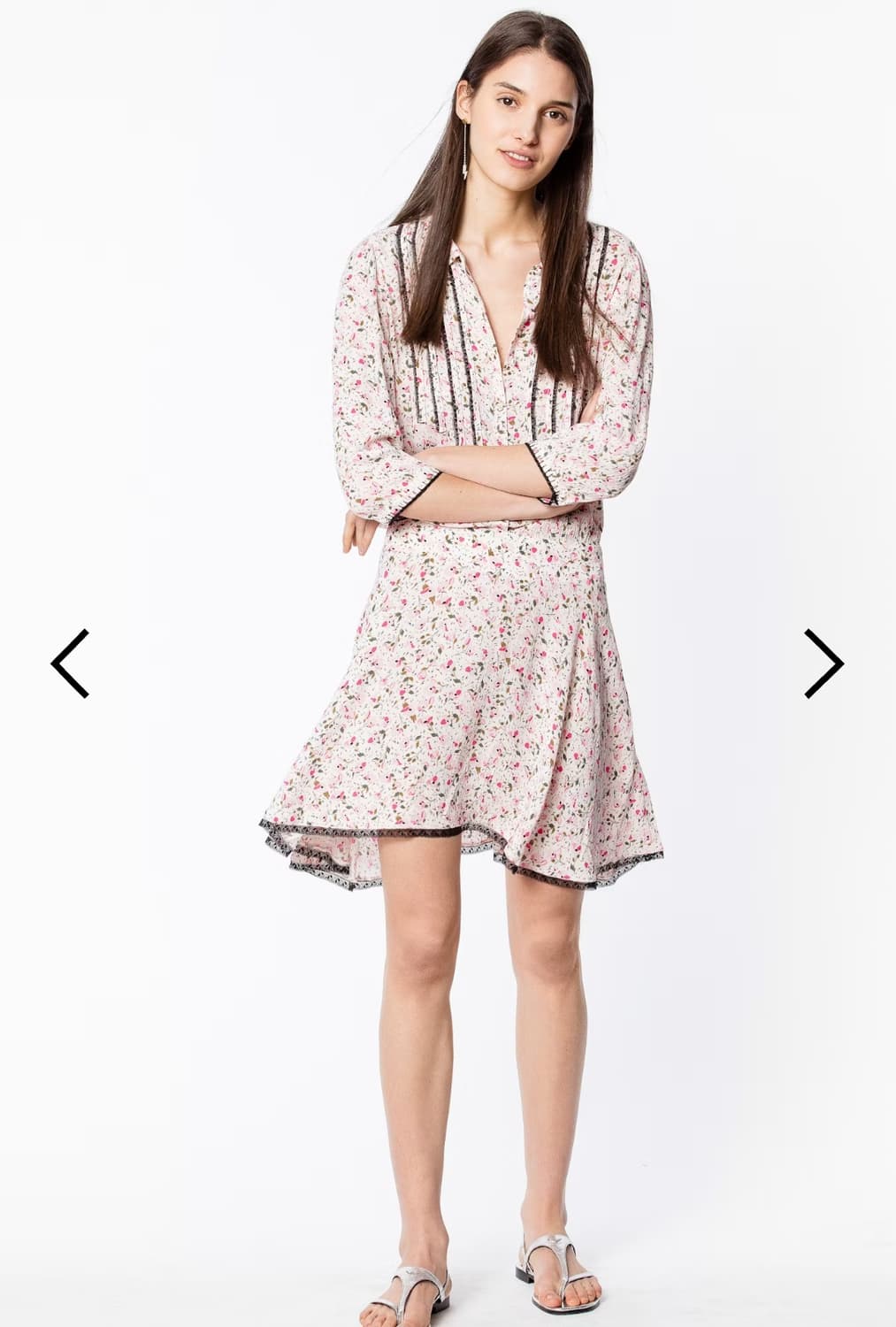 쟈딕앤볼테르 시그니처 디자인 원피스 XS사이즈(44~55사이즈 가능) 상품이미지5