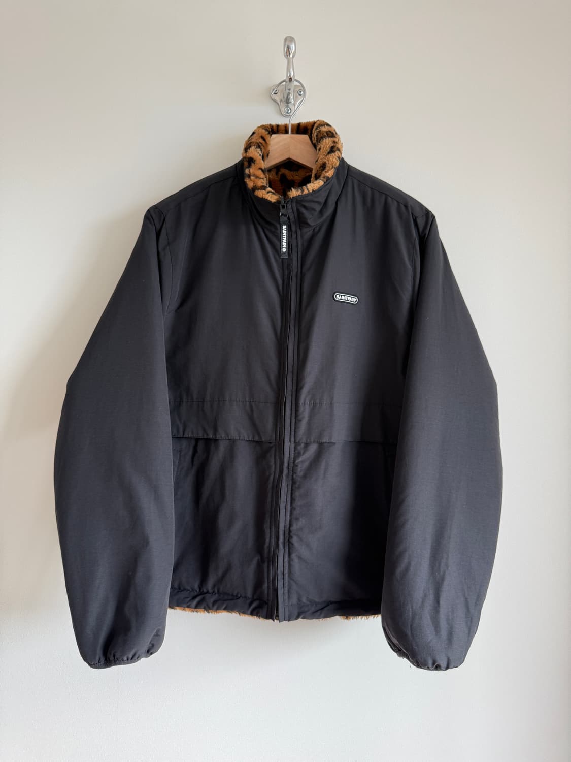 세인트페인(SAINTPAIN) 리버시블 레오파드 플리스 상품이미지2