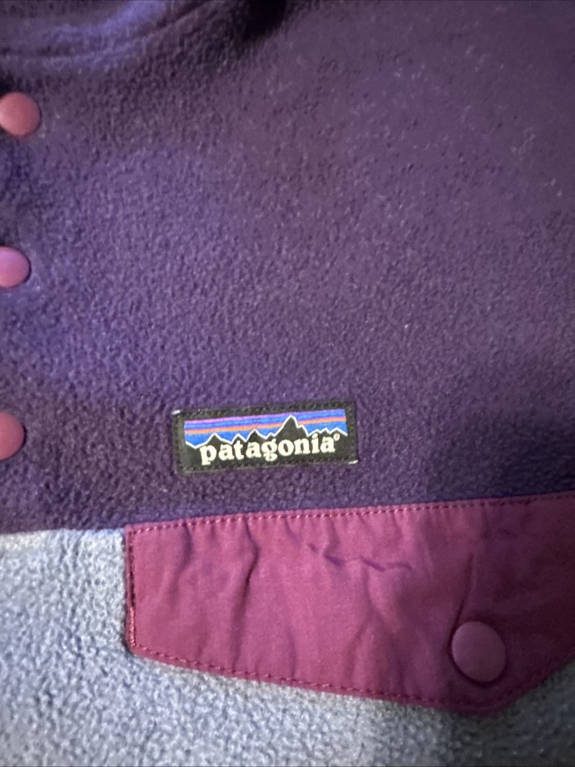 10s 파타고니아 신칠라 스냅-T 퍼플/라벤더 상품이미지3