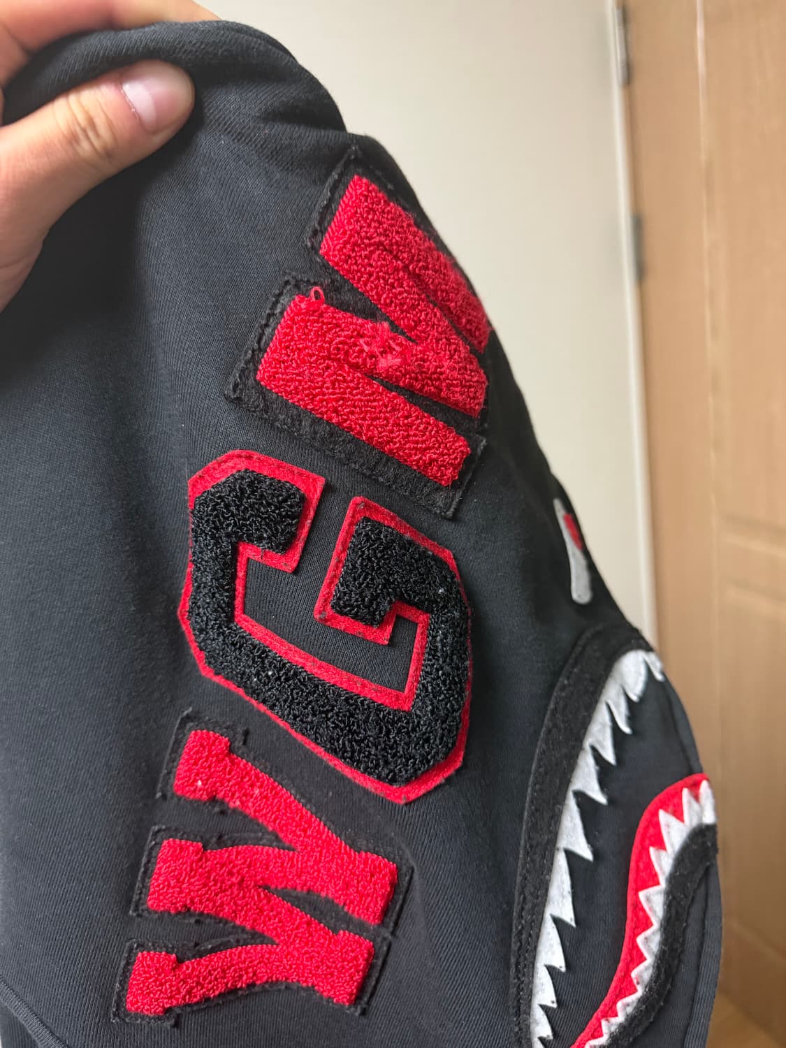 아디다스 x 베이프 샤크후드집업 상품이미지4