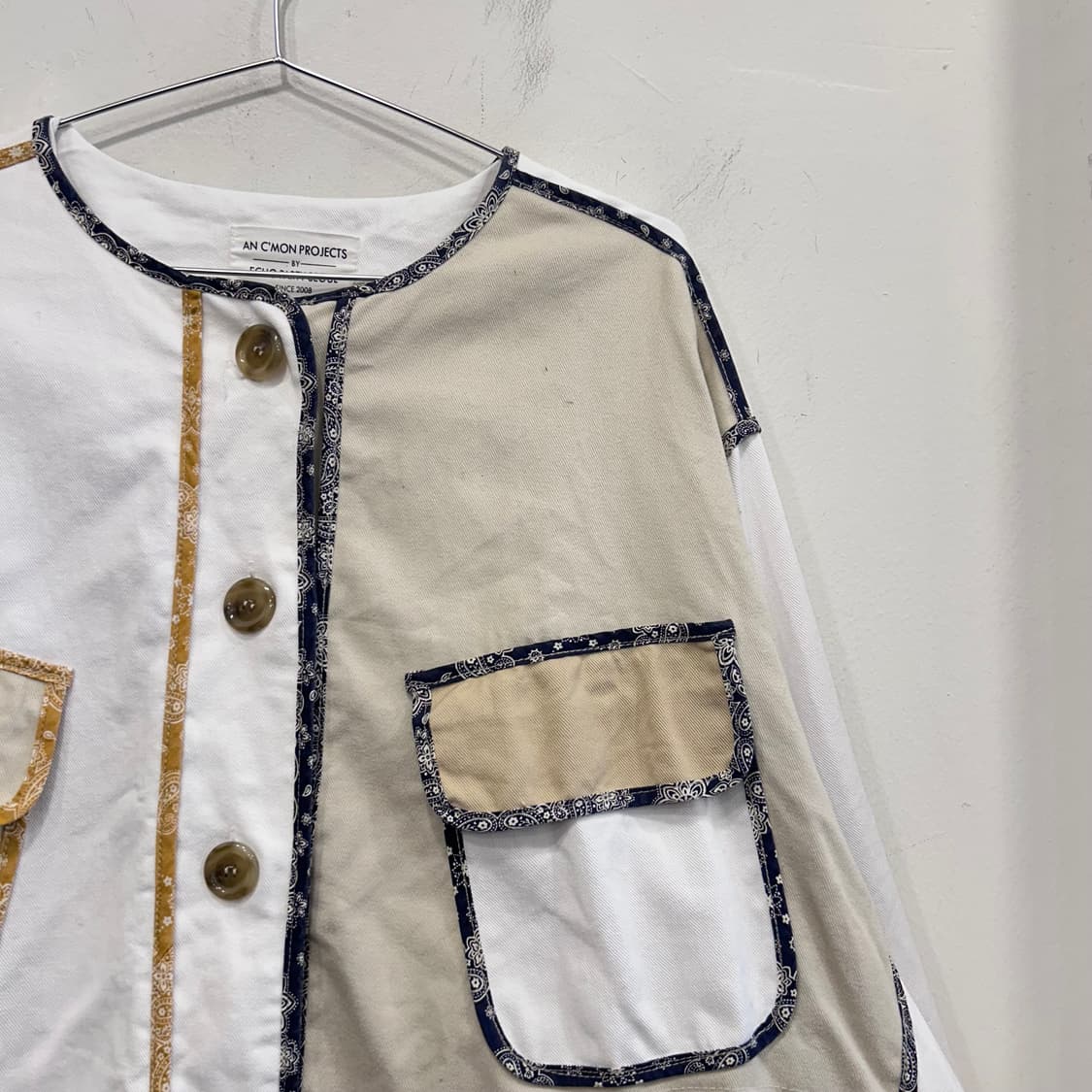 AN CMON 프로젝트 페이즐리 루즈핏 코튼 자켓 상품이미지1