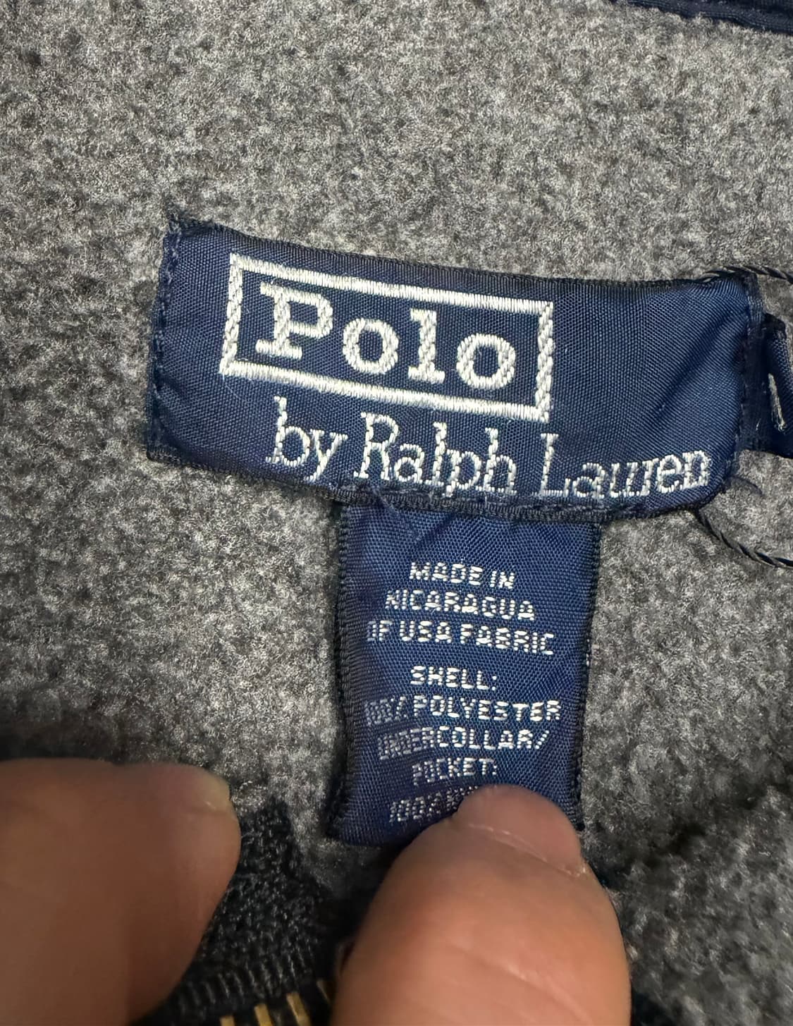 폴로 랄프로렌 그레이 플리스 자켓 상품이미지8