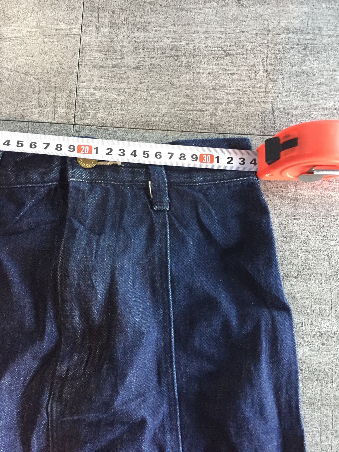 Lee 리 하구미모리걸 할메카지 퍼퓰럼 a핏 데님롱스커트 상품이미지2