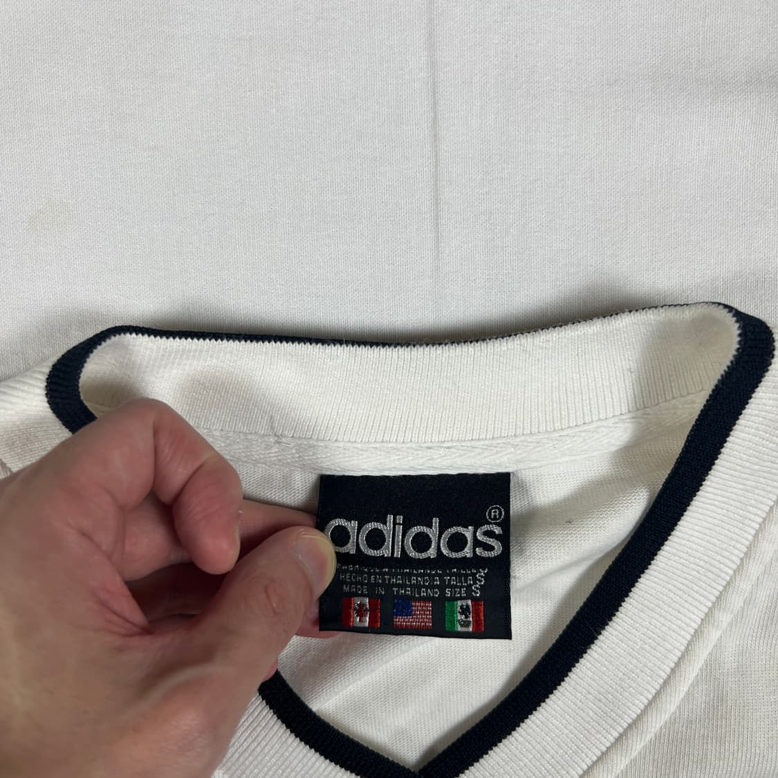 90‘s 아디다스 adidas 빅로고 롱슬리브 긴팔티 상품이미지6