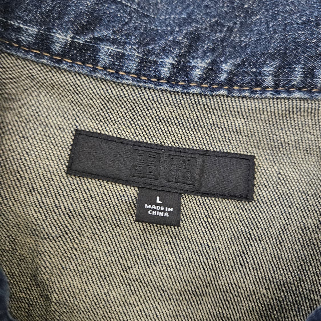 [L] 유니클로 트러커 데님 자켓 0102YH1 상품이미지4