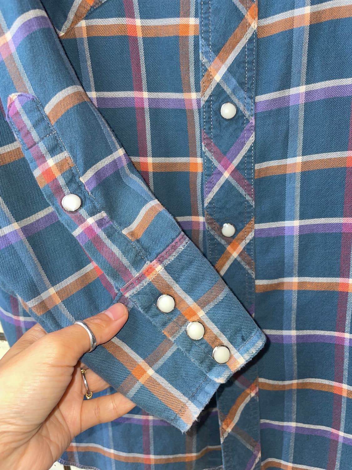 1980-90's Vintage Wrangler Western Shirt 상품이미지7