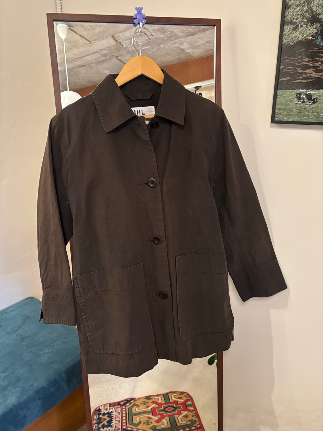 MHL 마가렛호웰 브라운 면 자켓 상품이미지2