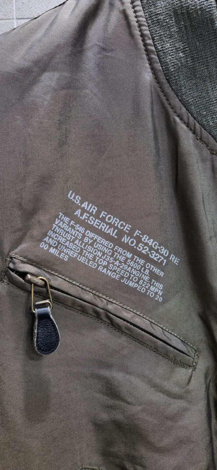 US AIRFORCE 플라이트 항공 파일럿 조끼 상품이미지2