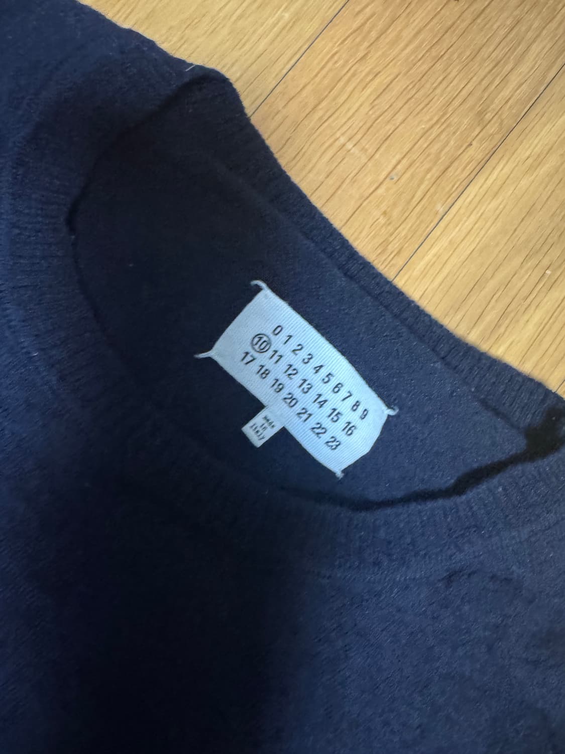 메종 마르지엘라 암패치 니트 L 상품이미지2