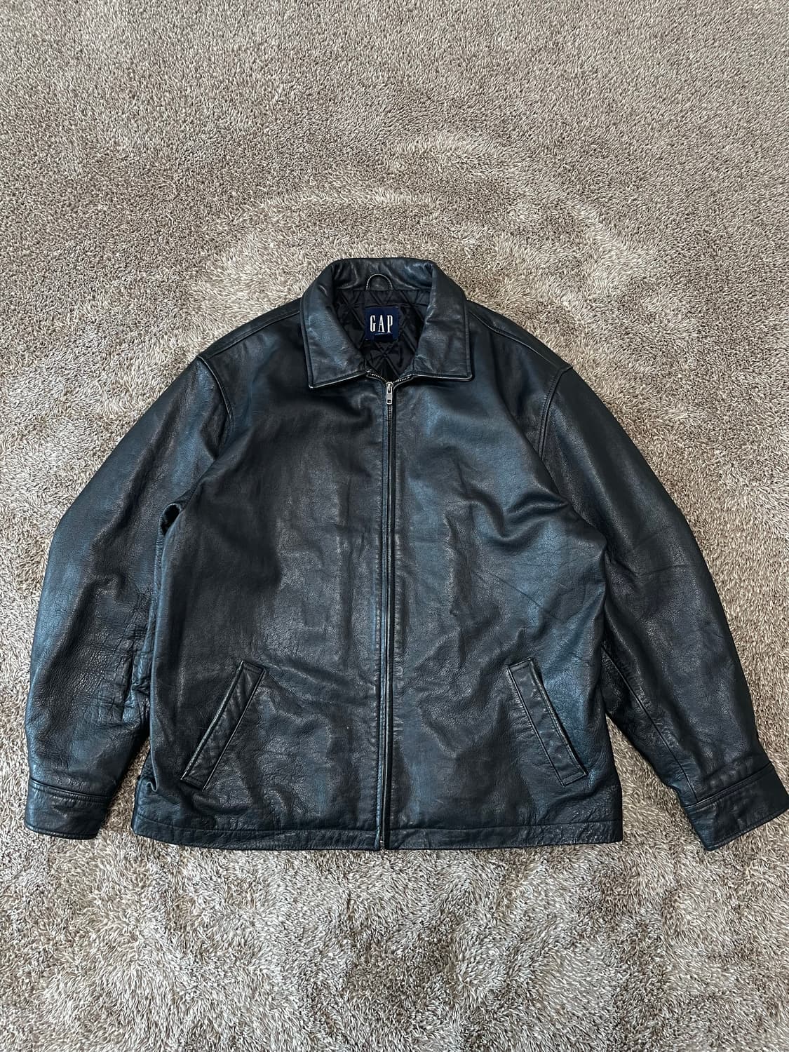 빈티지 올드갭 레더자켓 old gap leather 상품이미지1