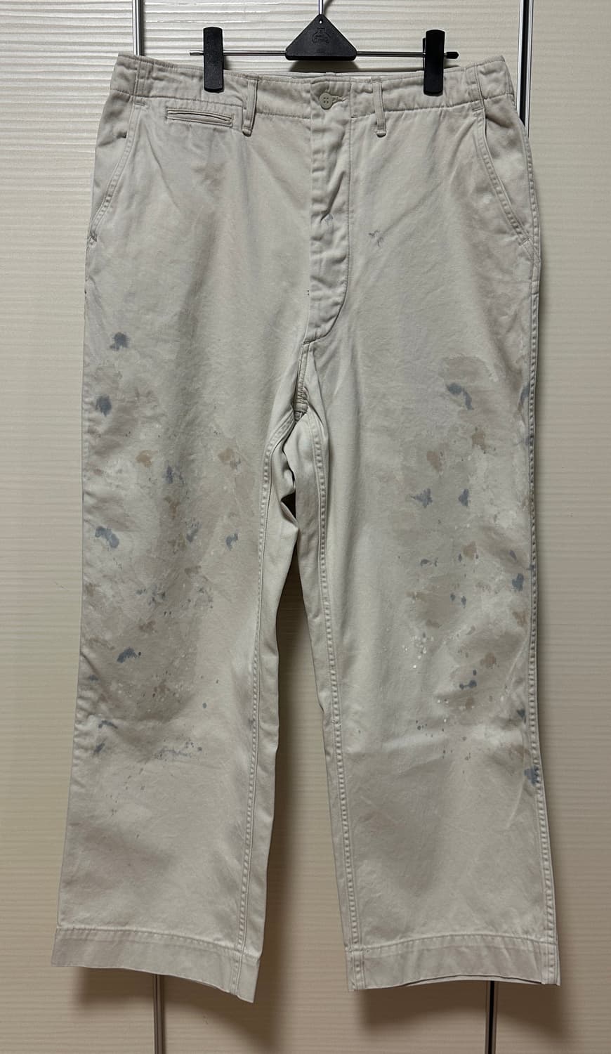 BOWWOW 25SS 바우와우 스테인드 워크 트라우저 L사이즈 판매합니다 상품이미지4