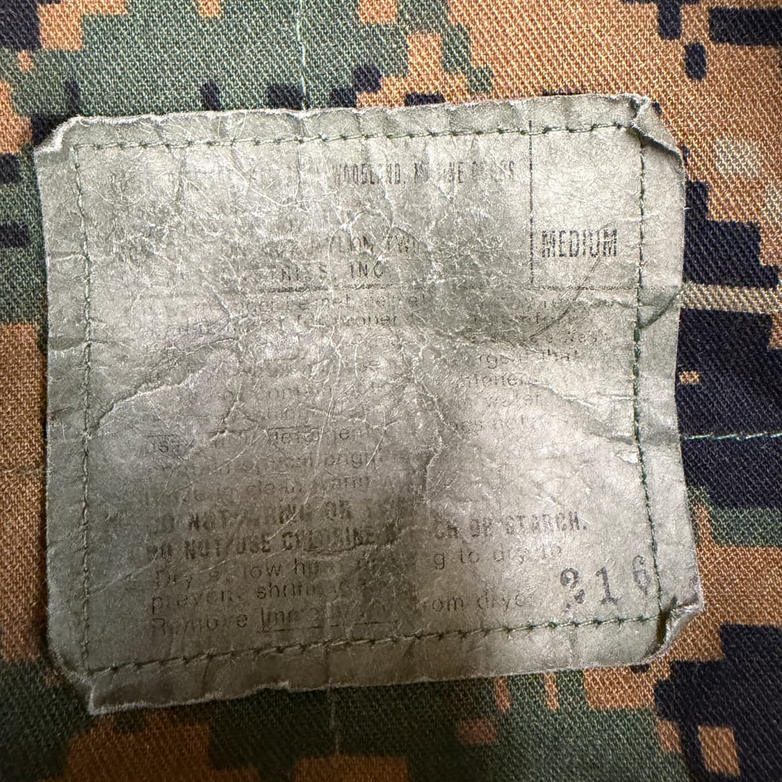 미해병대 USMC MARPAT 유틸리티 캡 오리지널 Medium 상품이미지8