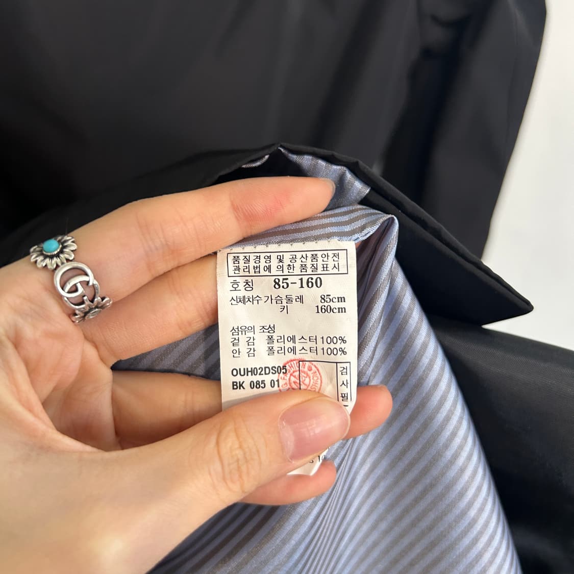 헤지스 여성 트렌치코트 85 블랙 상품이미지4