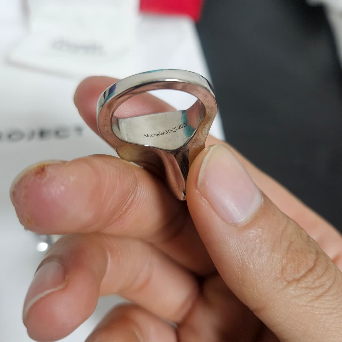 알렌산더 맥퀸 스컬반지 15호 상품이미지5