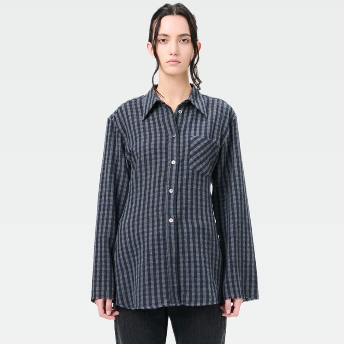 [32]아워레가시 DAISY 체크 셔츠 상품이미지1