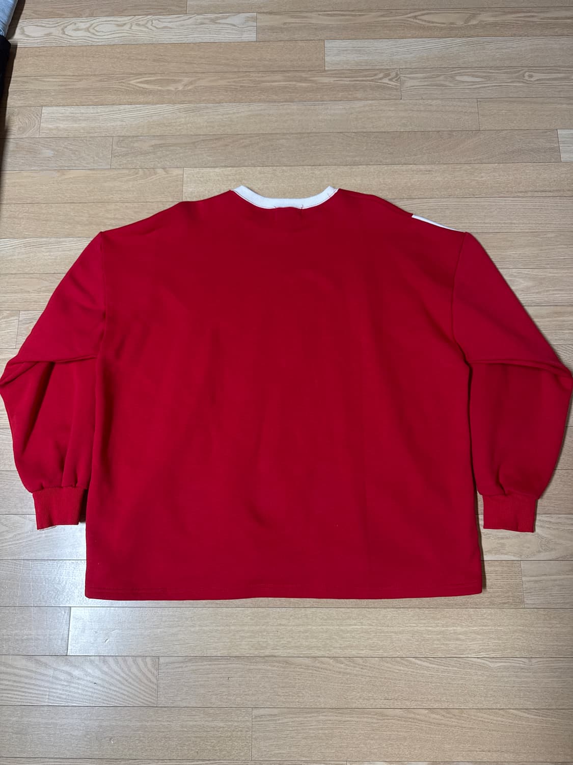 게이너 y2k 바시티 로고 블록코어 맨투맨 상품이미지2