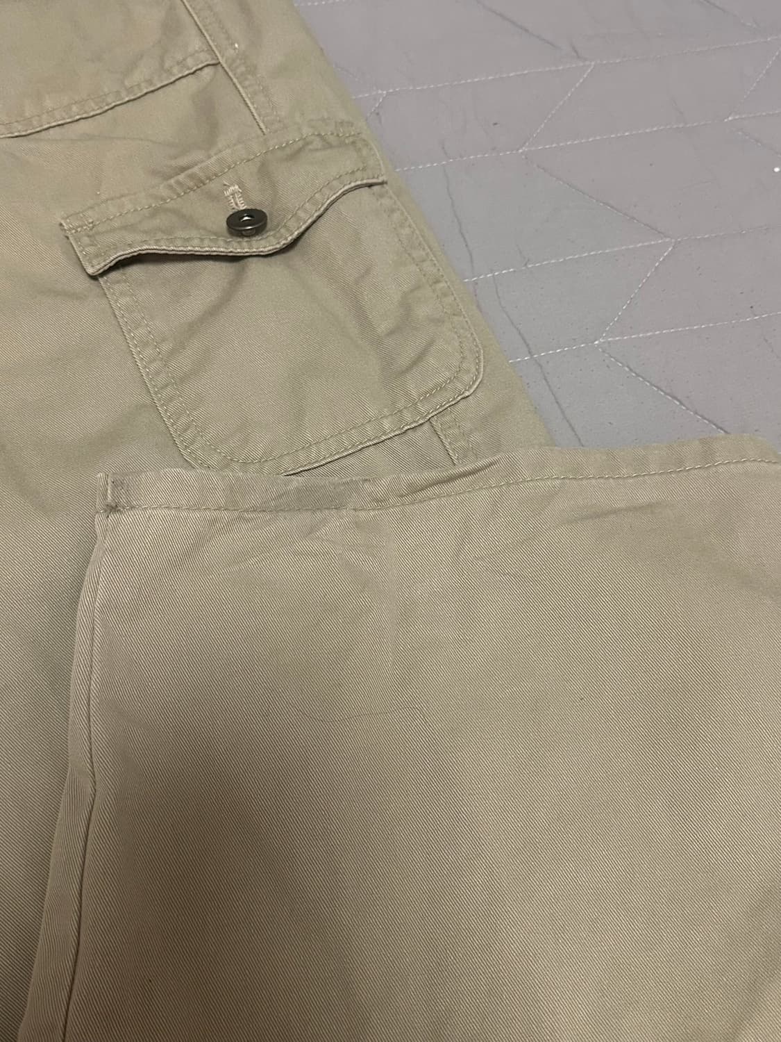 애즈온 JED CARGO PANTS /BEIGE /S사이즈 카고바지 상품이미지4