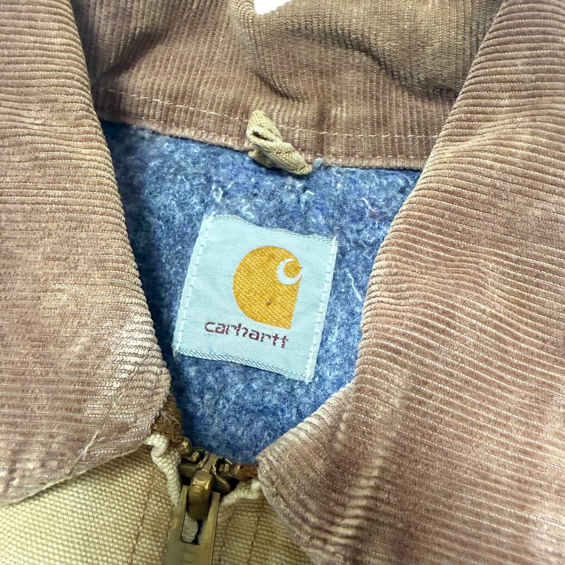 칼하트 올드 빈티지 디트로이트 워크자켓 베이지 상품이미지8