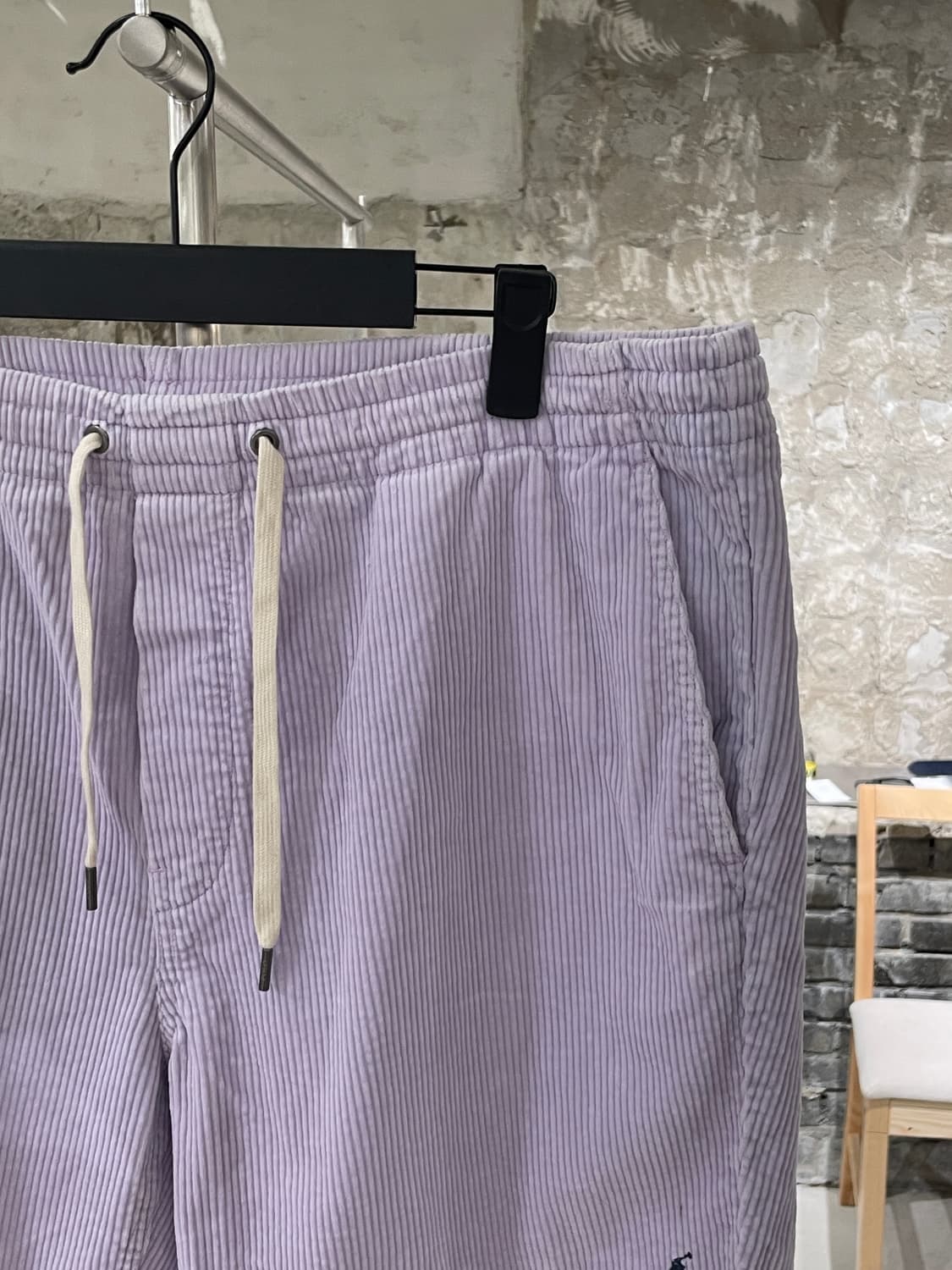 폴로 랄프로렌 라벤더 클래식 핏 코듀로이 스트링 하프 팬츠 상품이미지3