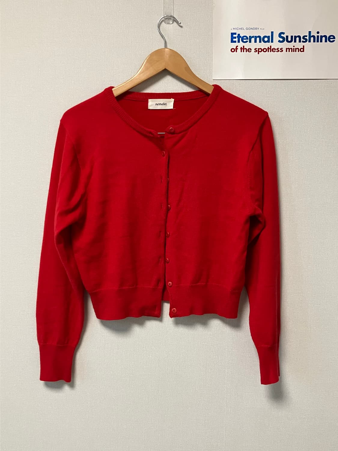 노멜렛 티나 가디건 레드 2사이즈 상품이미지1