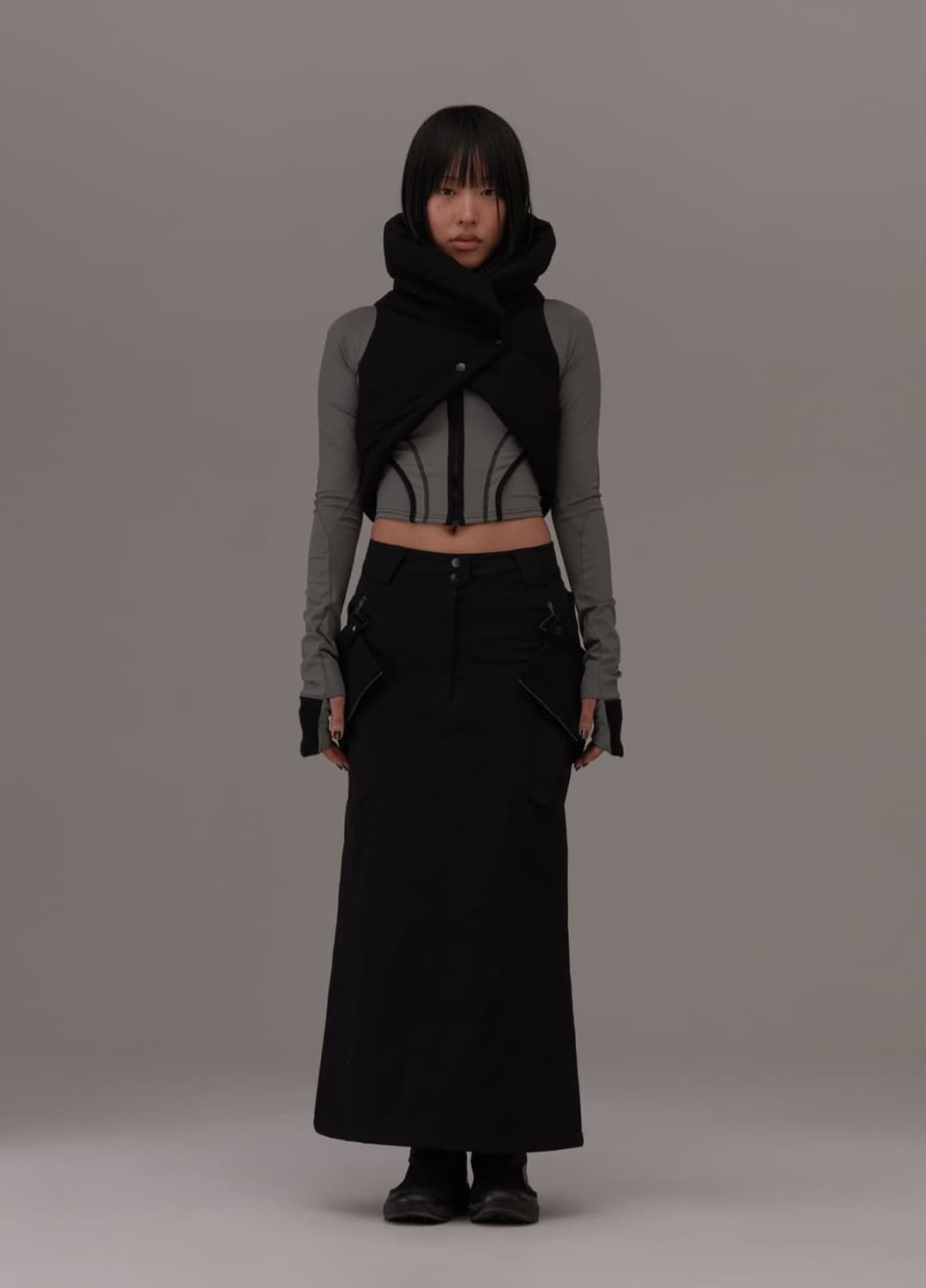 혜인서 오리가미 백 베스트 2 블랙 상품이미지1