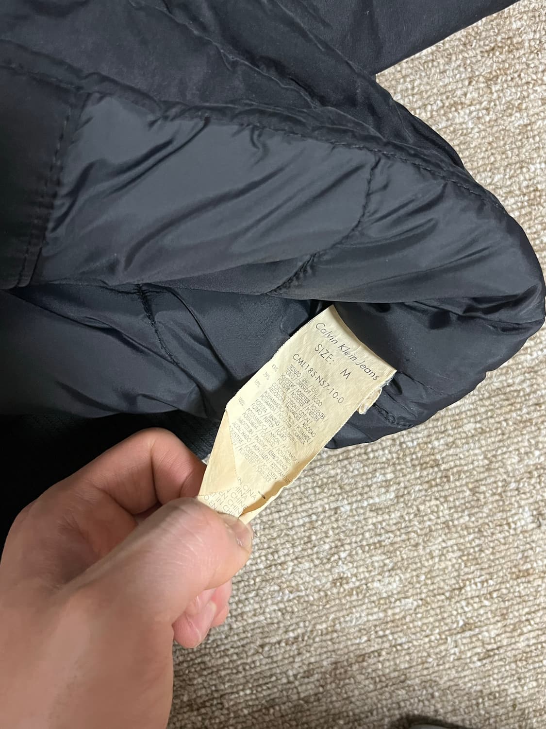 (M) CKJ Diagnoal Line Jacket 상품이미지3