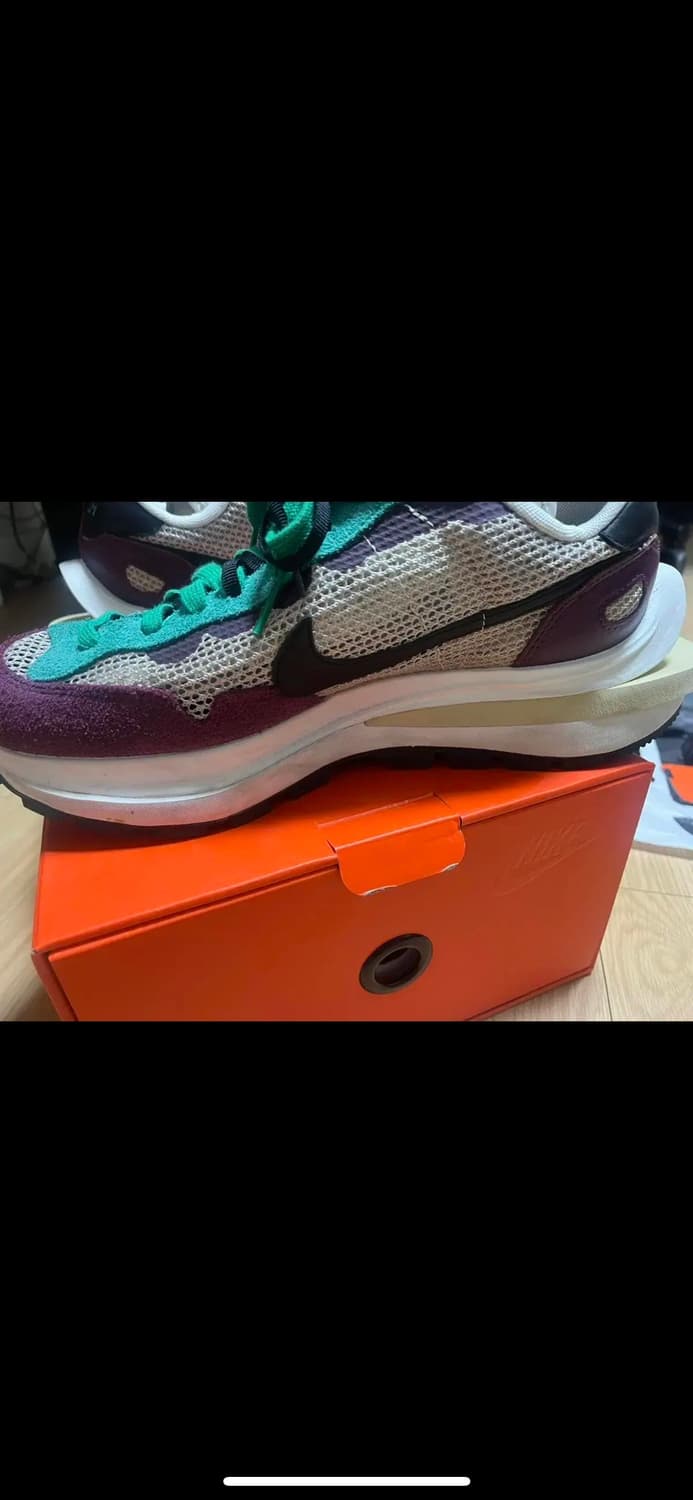 (풀박) 나이키 베이퍼 사카이와플 265 빌런레드 팝니다. 상품이미지8