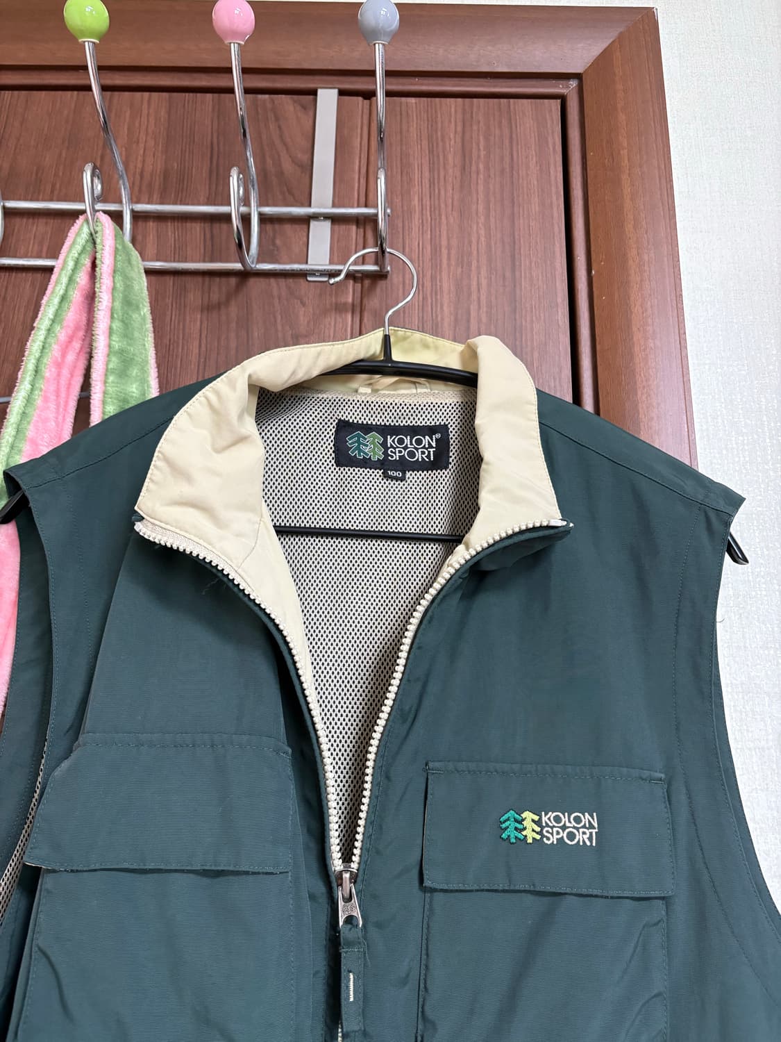 [레어]코오롱스포츠 등산 조끼 베스트 낚시 상품이미지3