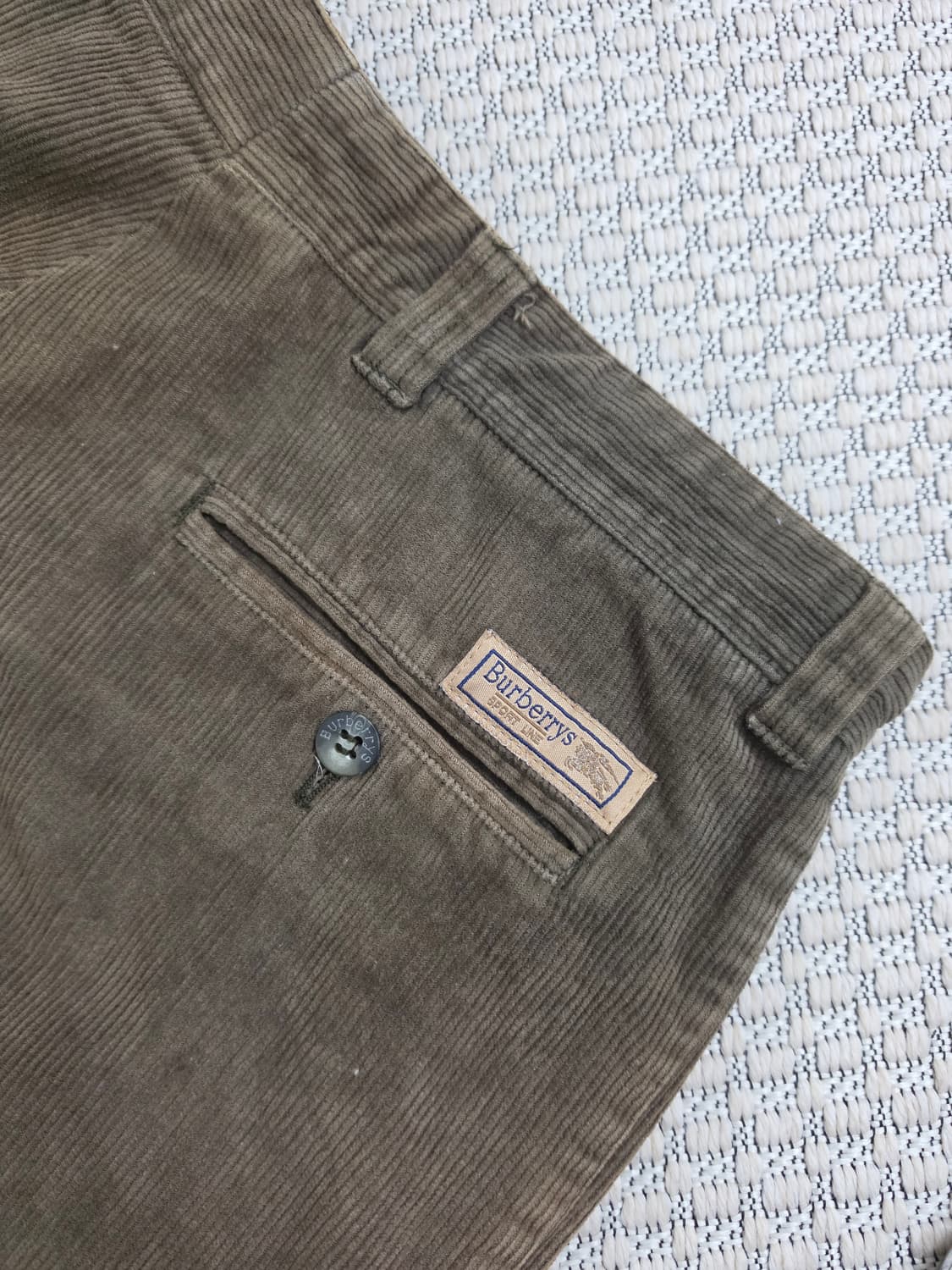 80s/90s 버버리 코듀로이 바지 상품이미지7