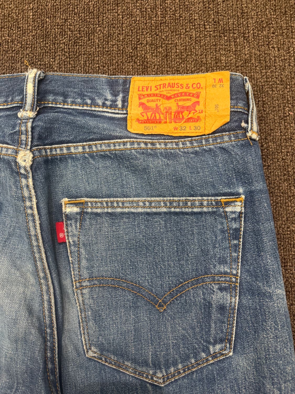 32)리바이스 501 빈티지 워싱 데님팬츠 상품이미지4