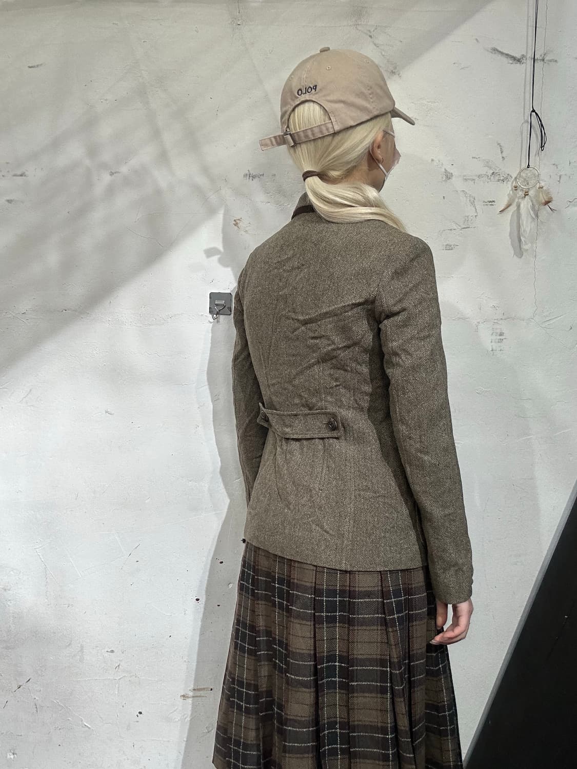 빈폴 브라운 캐시미어 모 블레이져 여성용 정장 자켓  상품이미지3