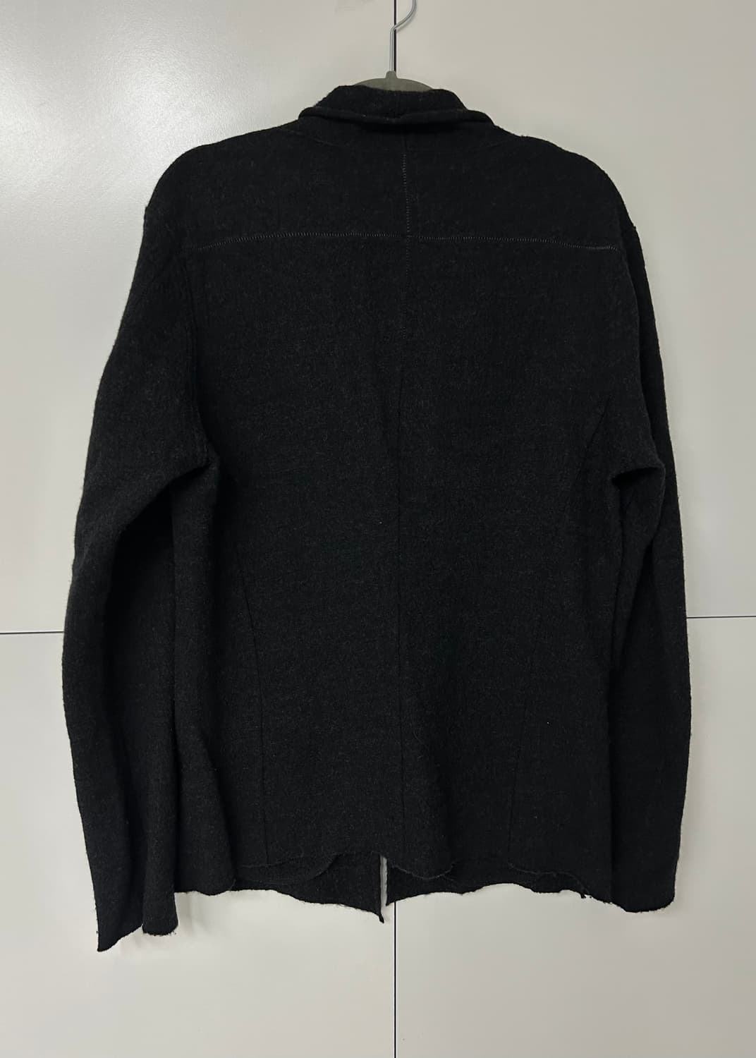 The viridi anne 축융 울 숄 카라 가디건 상품이미지2