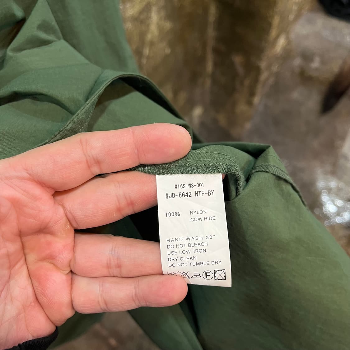 단톤 나일론 코트 상품이미지6