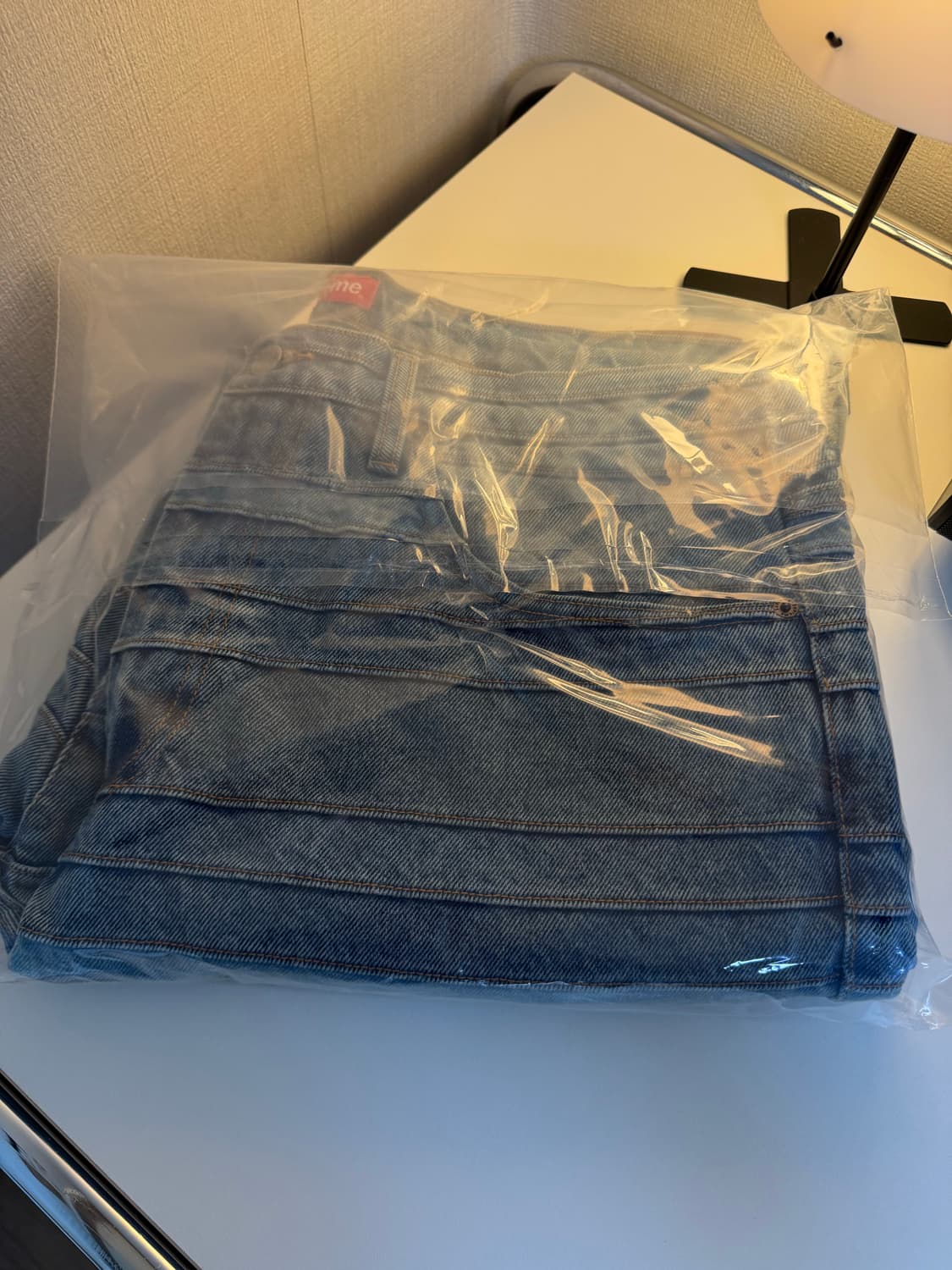 (새상품)슈프림 레이어드 진 워시드 블루 - 22FW 상품이미지2