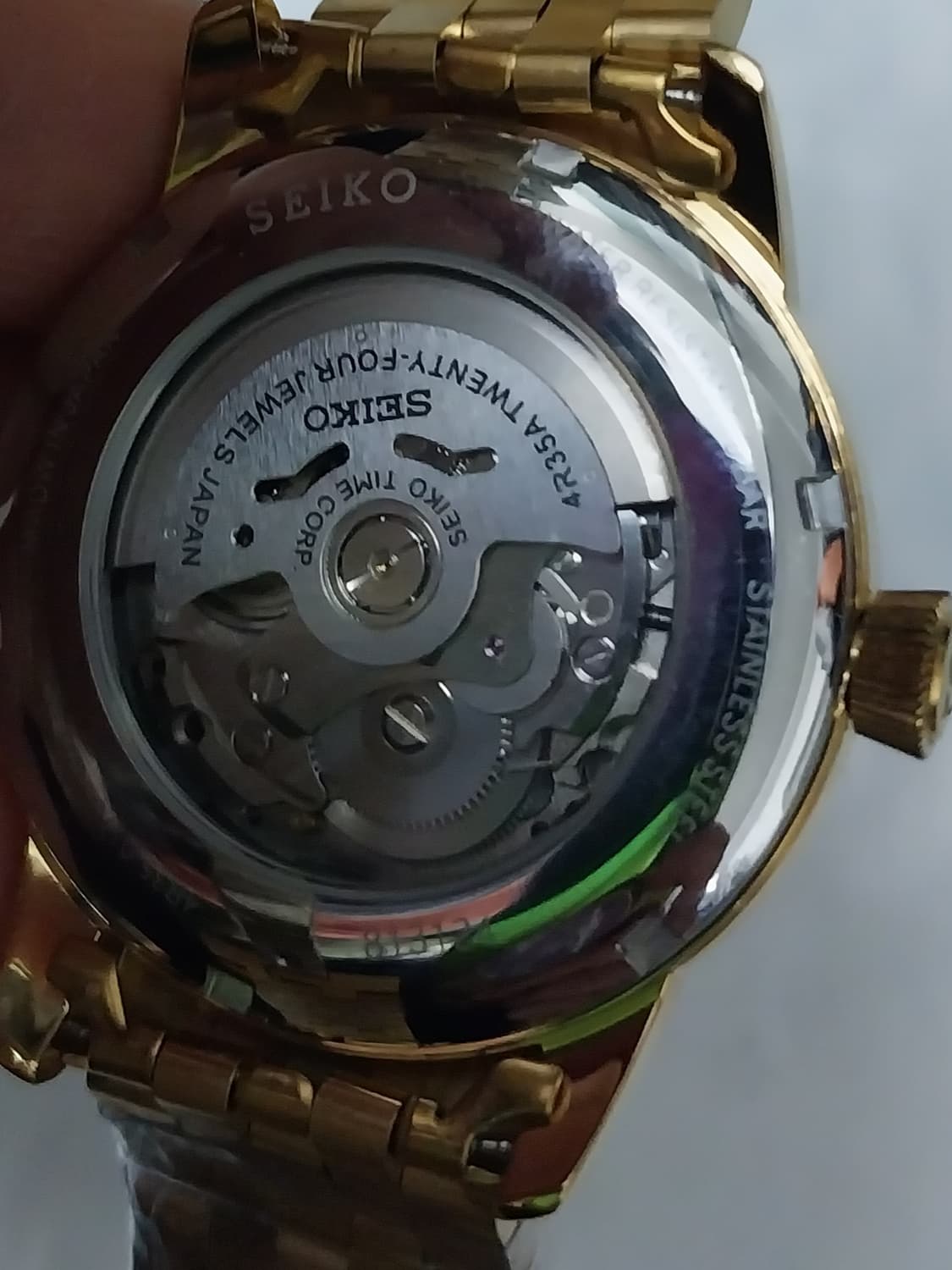 (새상품) 세이코 Presage 칵테일 검판 금장 오토매틱 상품이미지3