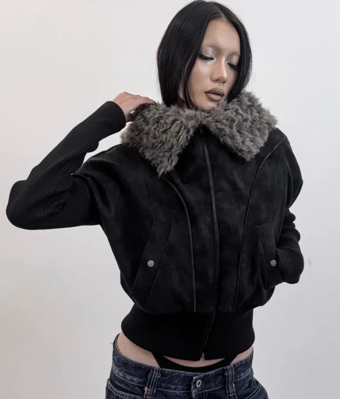 도그마엑스 퍼 가죽자켓 판매 상품이미지1