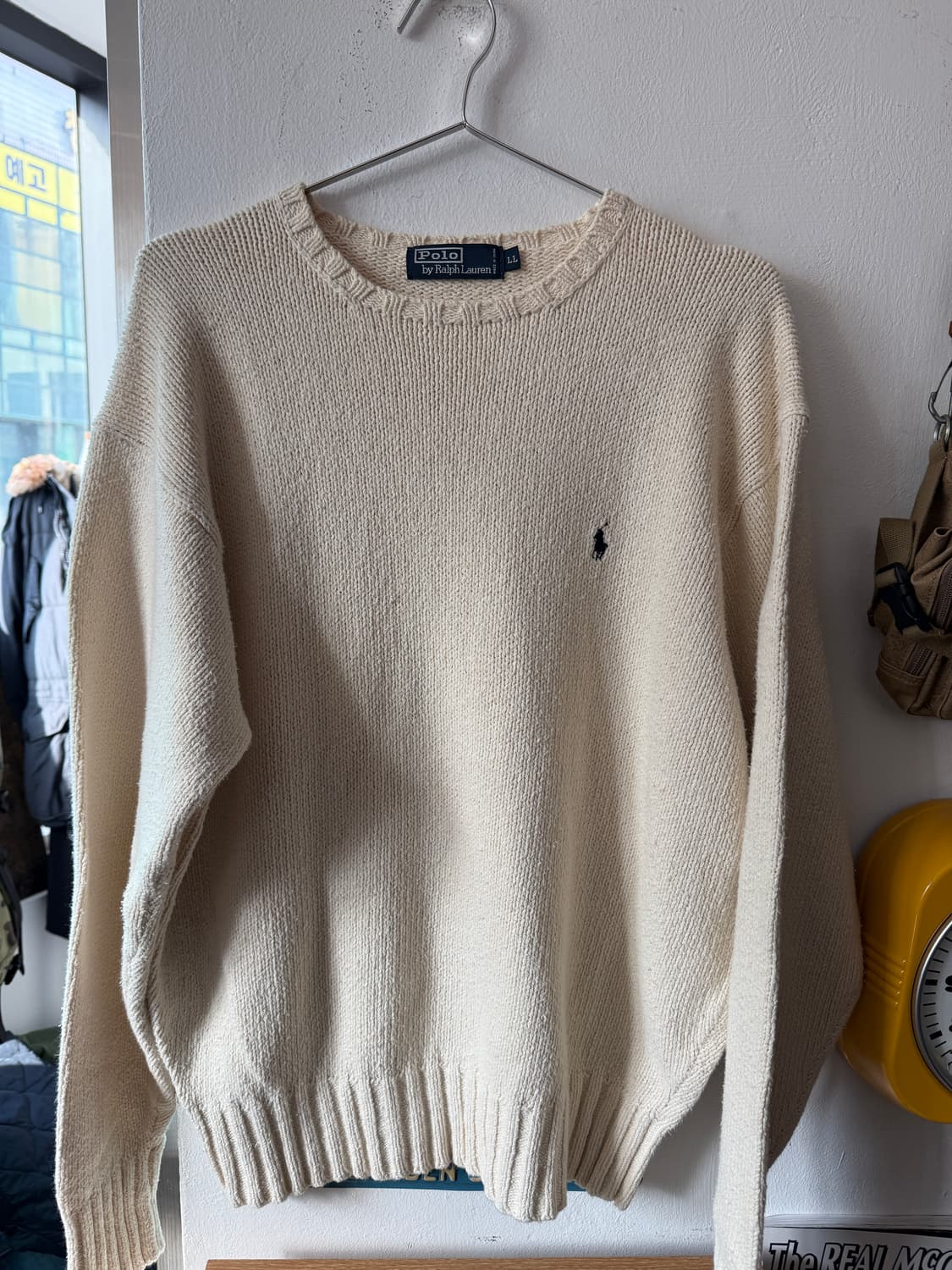 90년대 랄프로렌 실크 100% 니트 LL 상품이미지1
