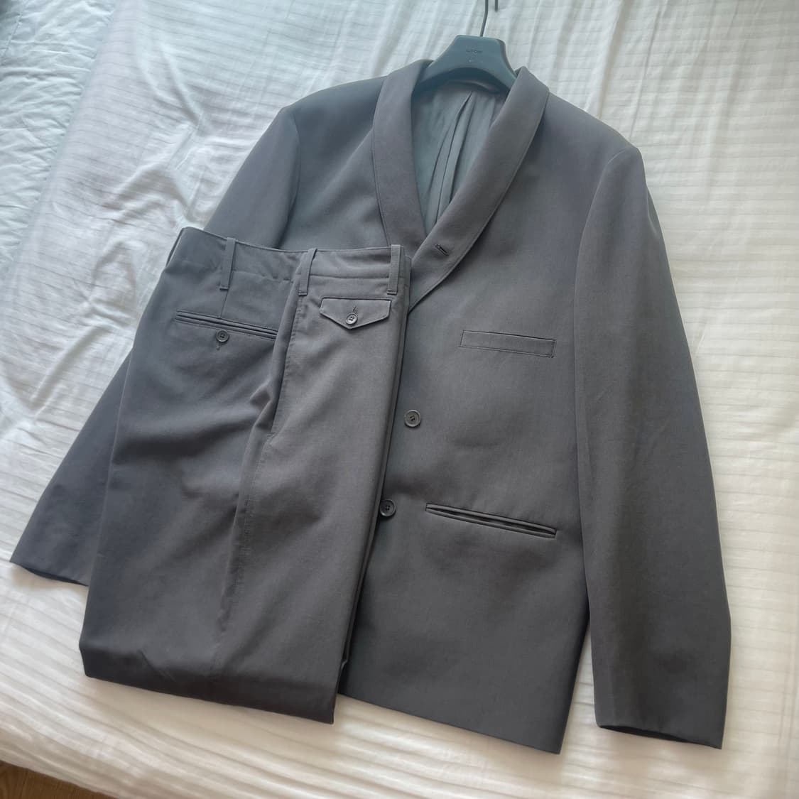 르메르 18FW 버진울 그레이 셋업 상품이미지2