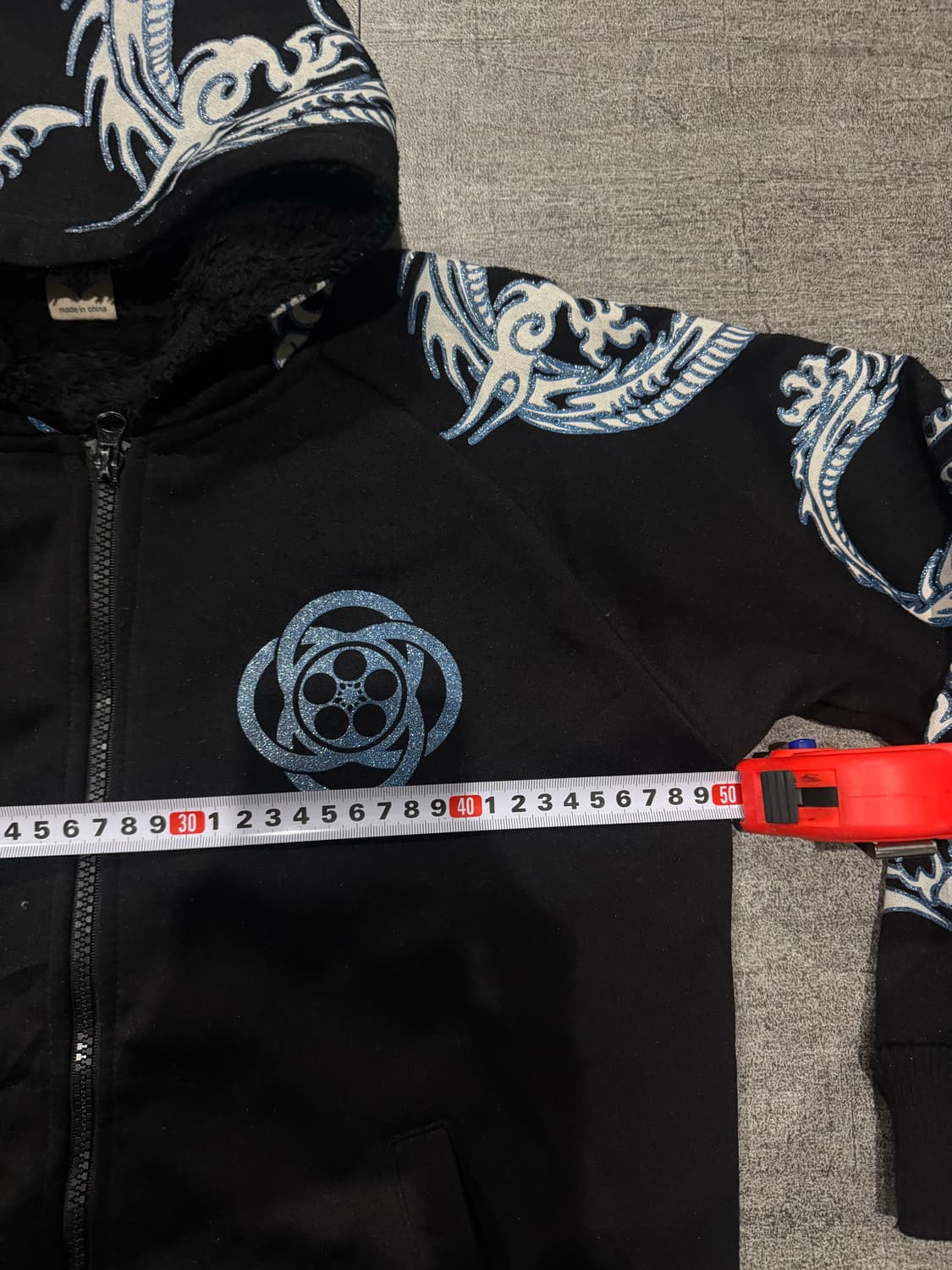 일본빈티지 Lockheaven 핀터깔y2k 오리엔탈펑크갸루 후드집업 상품이미지2