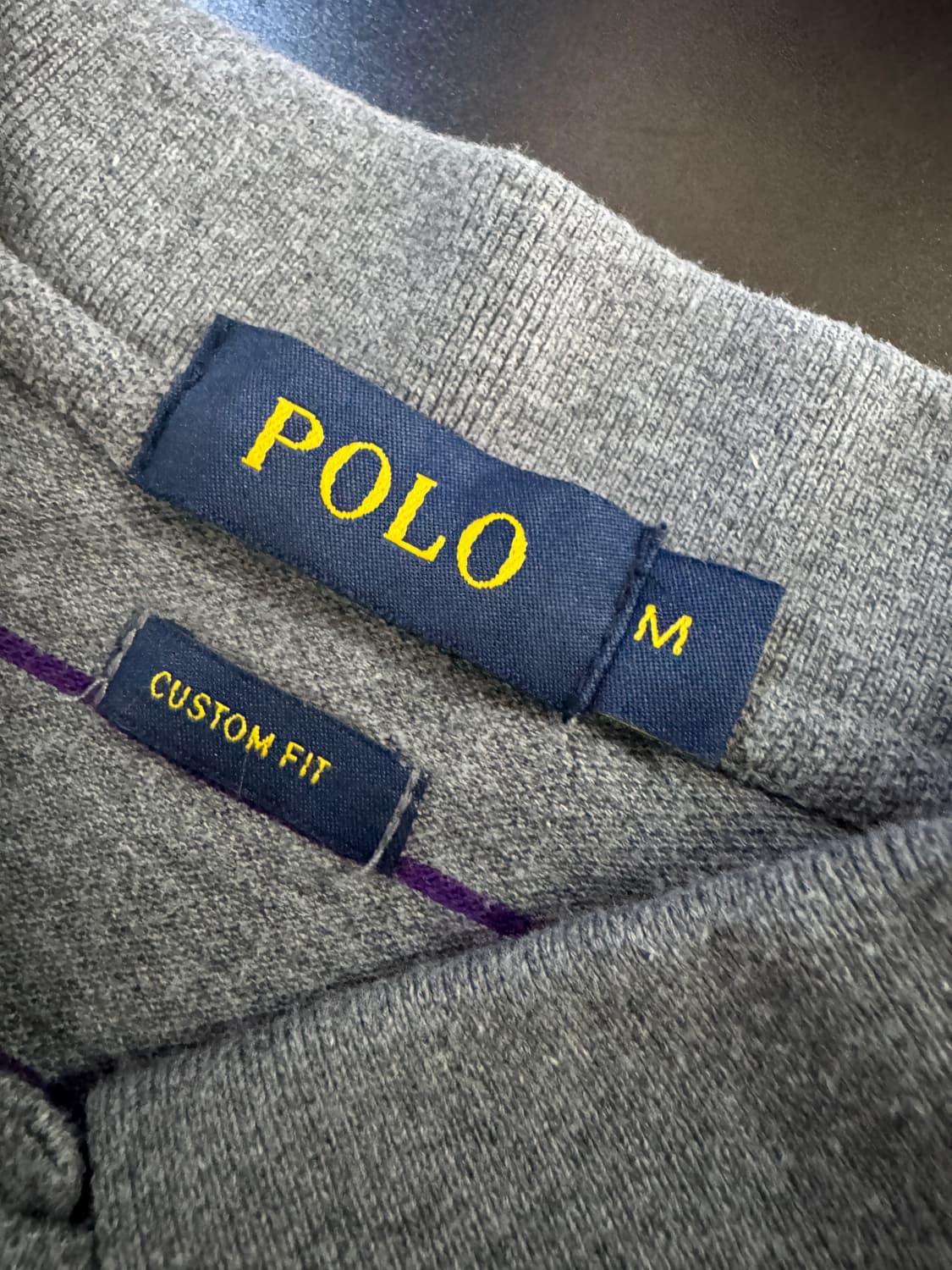 폴로 랄프로렌 커스텀 핏 스트라이프 pk 반팔 카라티 M 상품이미지3