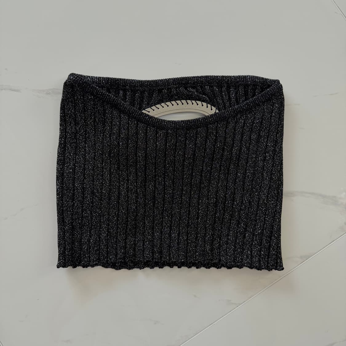 디젤 클락스빌 루렉스 블랙 탱크탑 M 상품이미지2