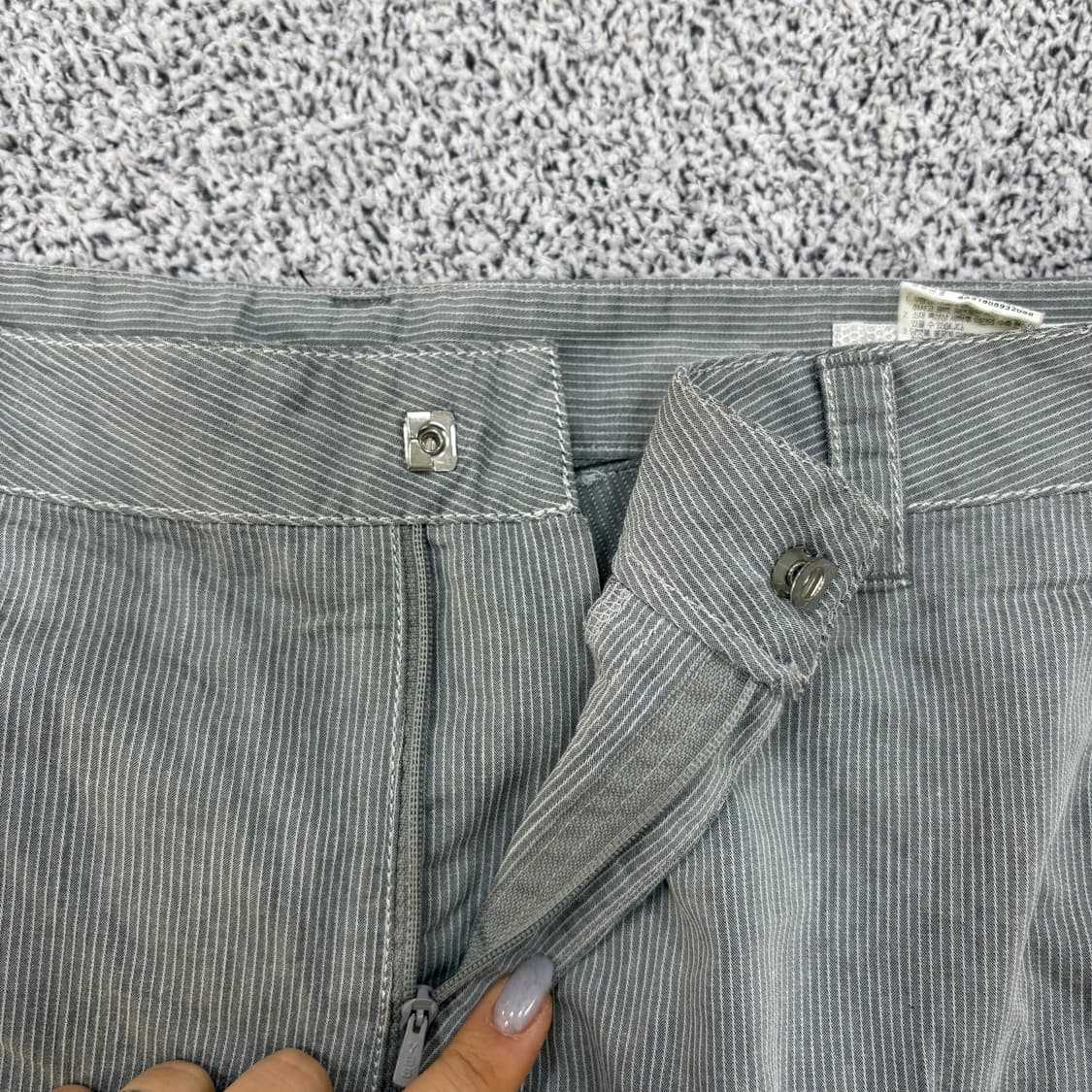 88 엘르 골프 스트라이프 팬츠 긴바지 0305J 상품이미지2