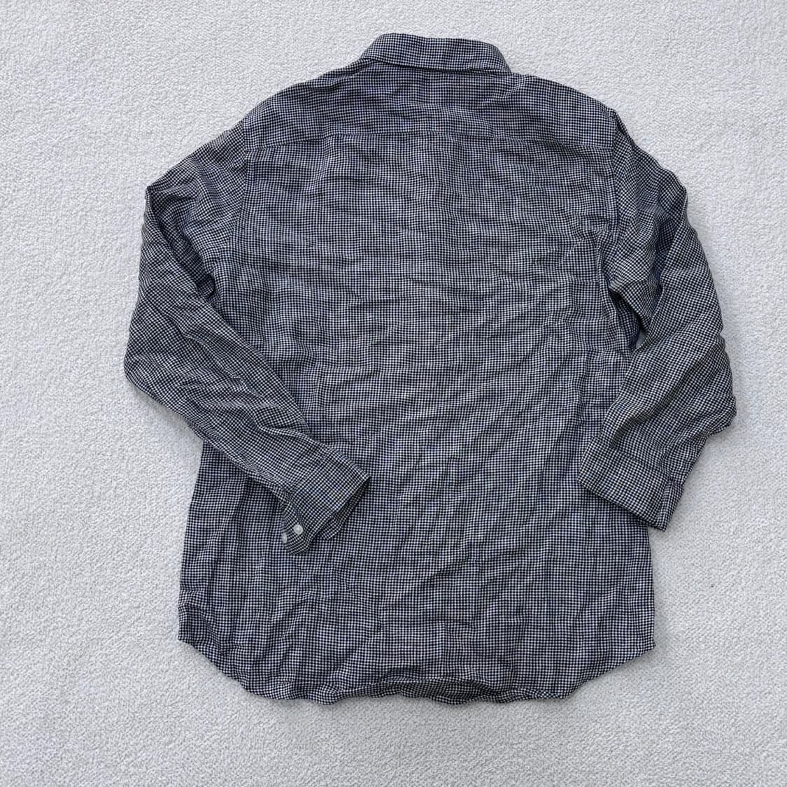 M 라코스테 남성 체크 린넨 셔츠 0310E 상품이미지2