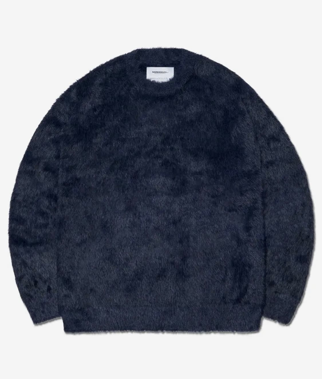 노매뉴얼 헤어리 니트 다크 네이비 M 상품이미지1