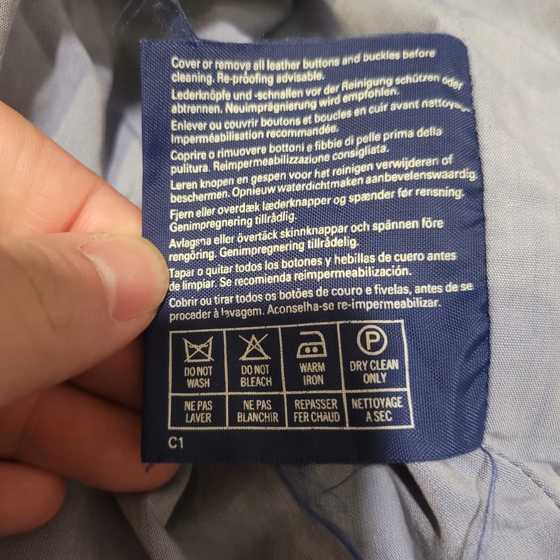 버버리 코튼 집업 자켓 상품이미지9