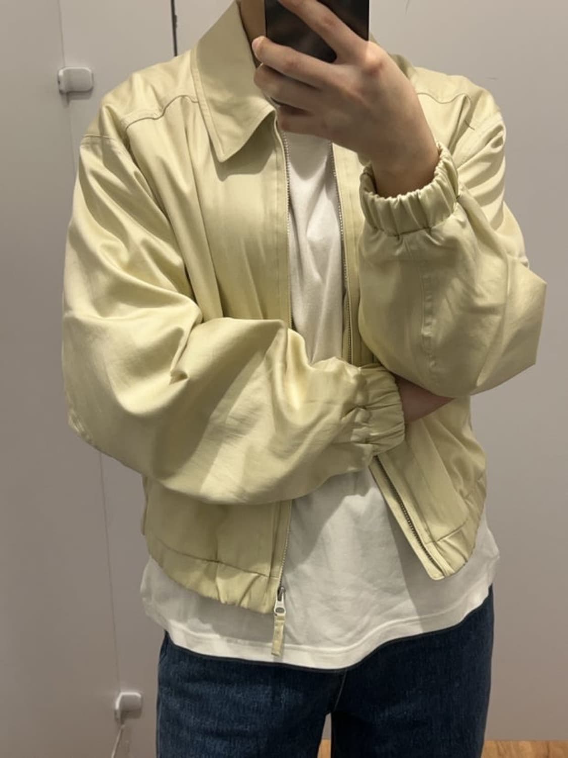 유니클로 블루종 옐로우 상품이미지1