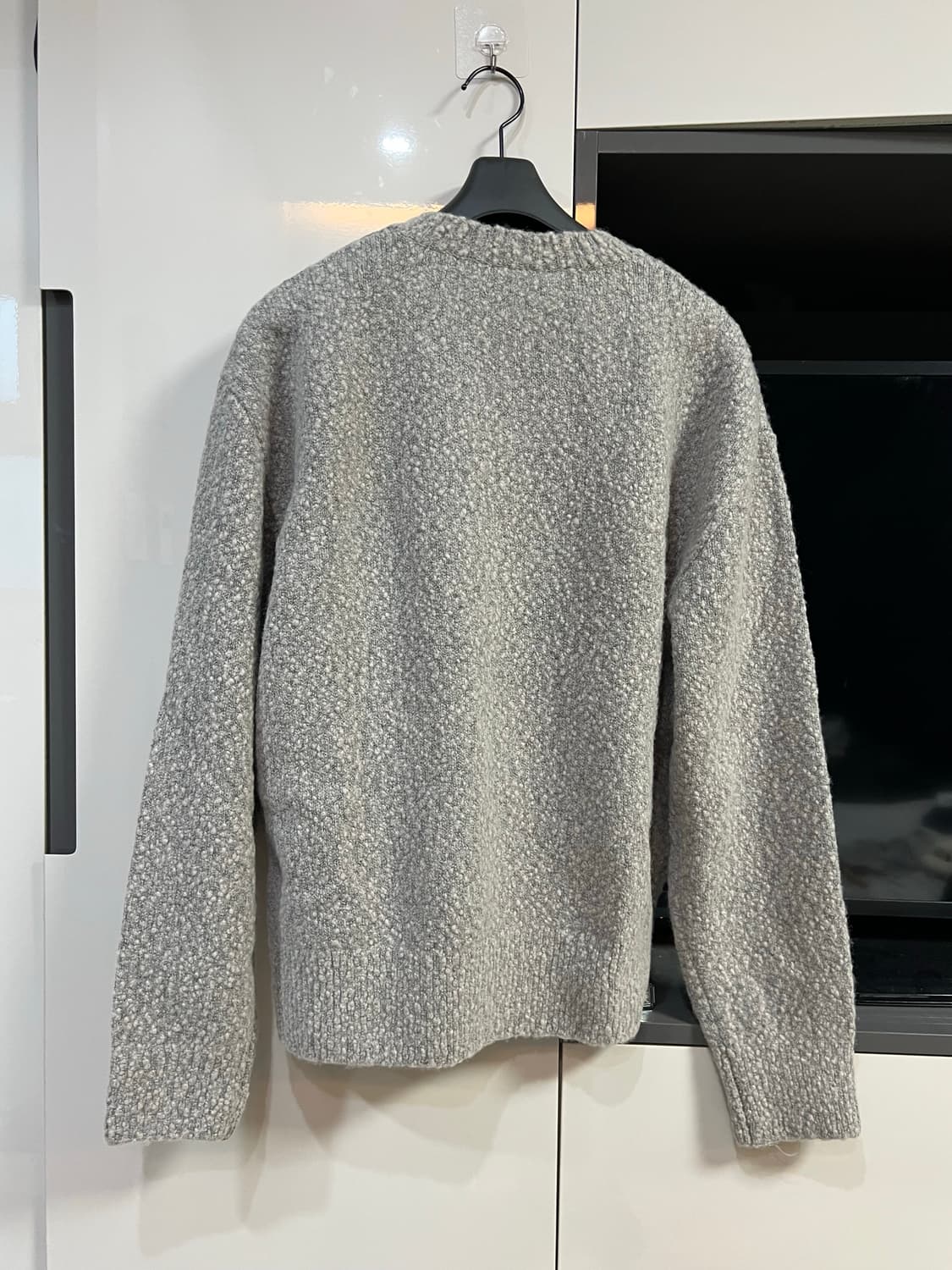 STU 카센티노 브이넥 니트_그레이 M 상품이미지2